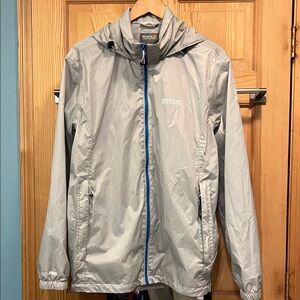 Gray Hooded Boat/Rain Jacket Men’s Regatta Great Outdoors Sz L